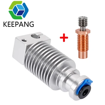 E3D V6 Hotend + bimétallique pour v6 Prusa voron télécommande courte plage de dissipateur de chaleur directe 1.75MM pour l'alimentation extrudeuse d'imprimante 3D