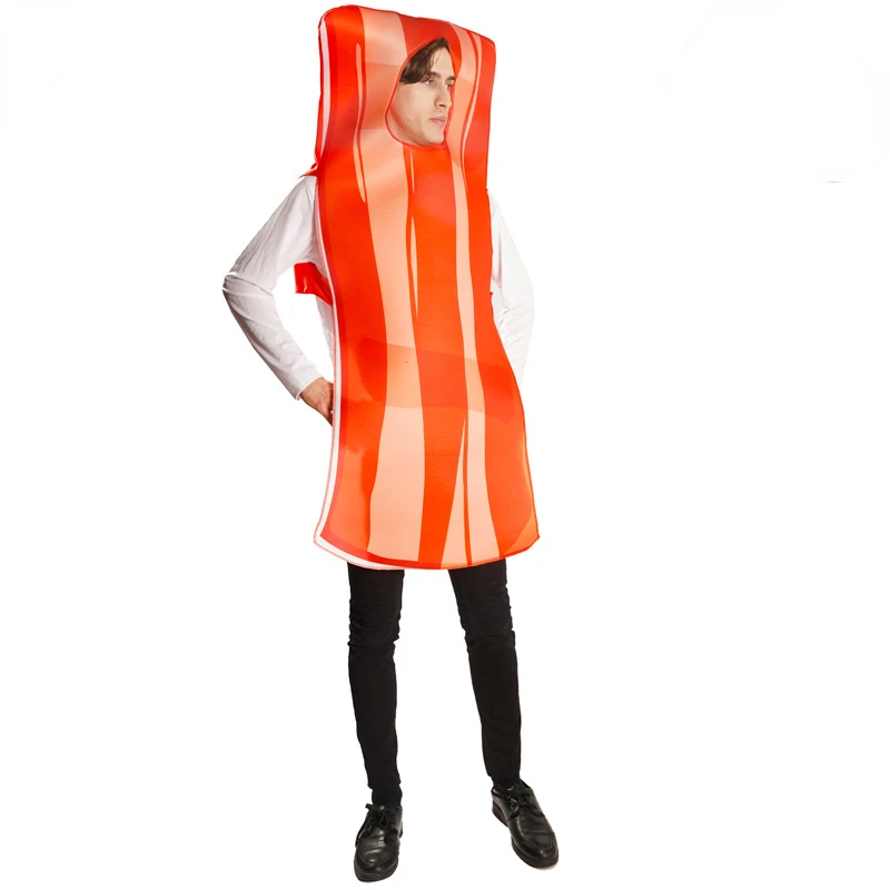 Halloween Poached Egg Bacon Party Costumes for Adult Men and Women Couples Funny Food Co Costumes