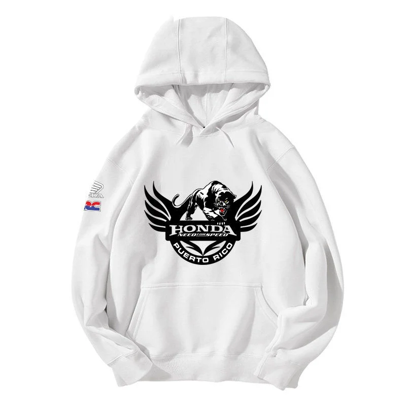 

Ретро Honda DIOSR Sentiment Модификация Мотоцикл с длинными рукавами Мотоцикл Love Велоспорт Топ Куртка с капюшоном и круглым вырезом