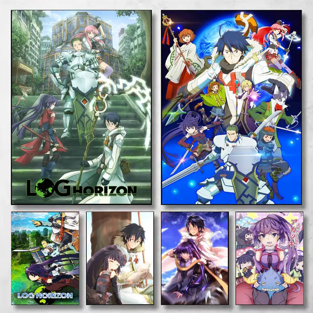 أنيمي سجل الأفق ملصق ذاتية اللصق جدار الفن ديكورات غرفة ديكور HD بدون إطار