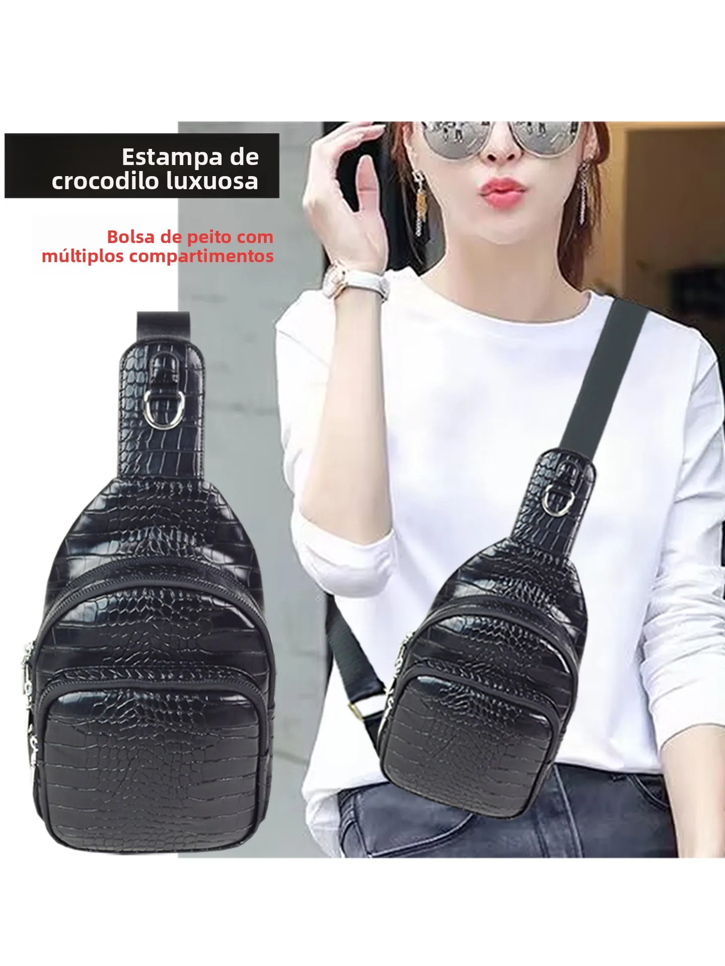 casual-travel-women's-crossbody-bag-multi-layer-compartments-crocodile-pattern-chest-bag-fashionable-versatile-leisure-bag