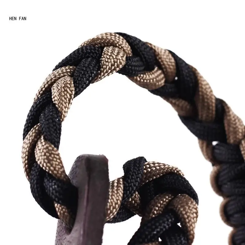 Wrist Bow Sling Braided with Metal Grommet Paracord Bow Wrist Sling Compound Bow Sling for Recurve Bow Hunting M89D