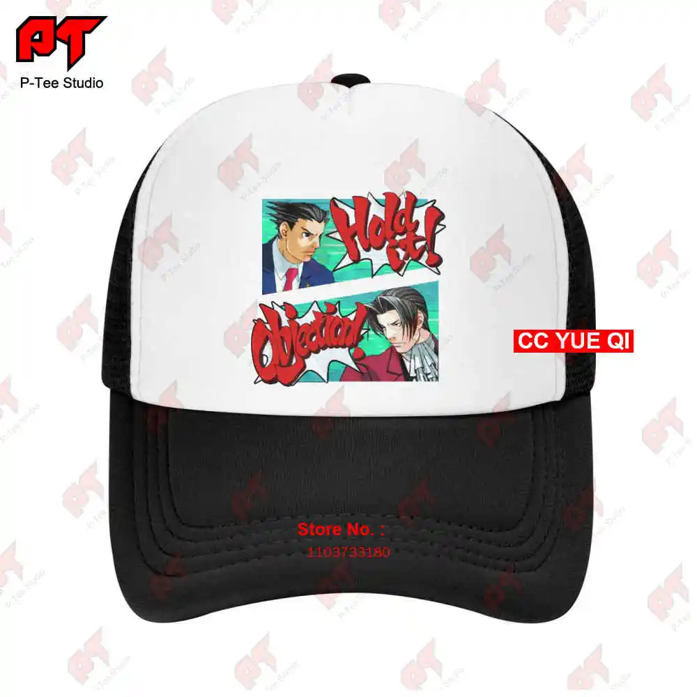 Ace Attorney Hold The Objection Baseball Caps Truck Cap FI3D