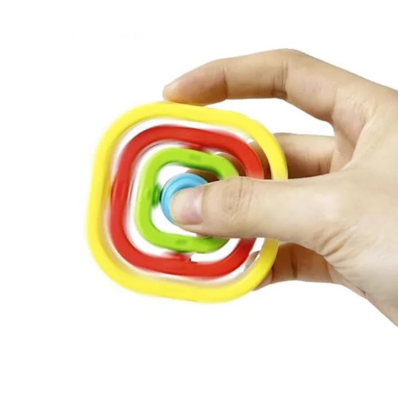 Spinner con tapa infinita para aliviar el estrés, juguetes sensoriales para autismo, TDAH, Spinner de mano, ansiedad, giroscopio, regalos divertidos para niños