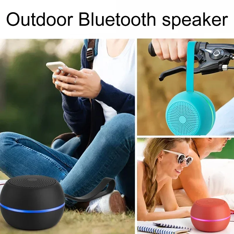 5W Waterproof Outdoor Bluetooth Speaker Wireless Portable Music Subwoofer Column Bass Stereo Player Speaker