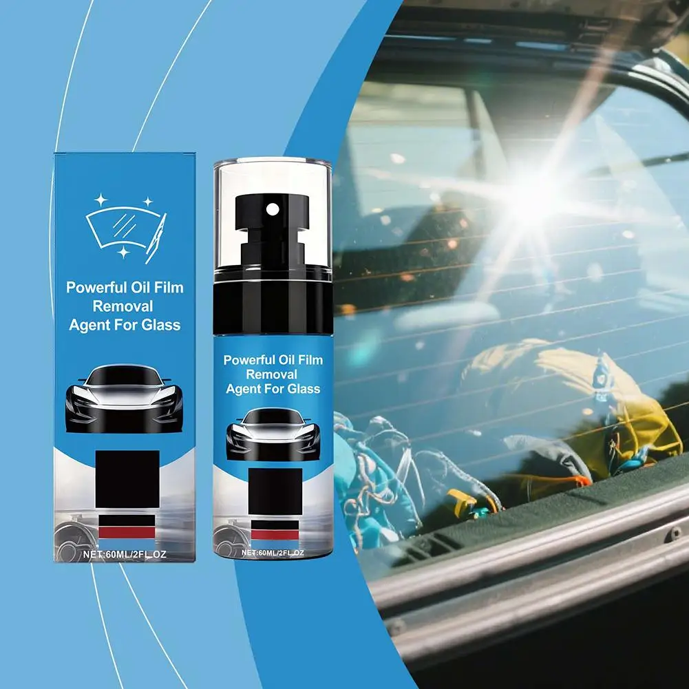 مزيل فيلم زيت زجاج السيارة، منتج منظف تنظيف زجاج السيارة اللطيف، وزجاج حماية غير تالف Y1H0