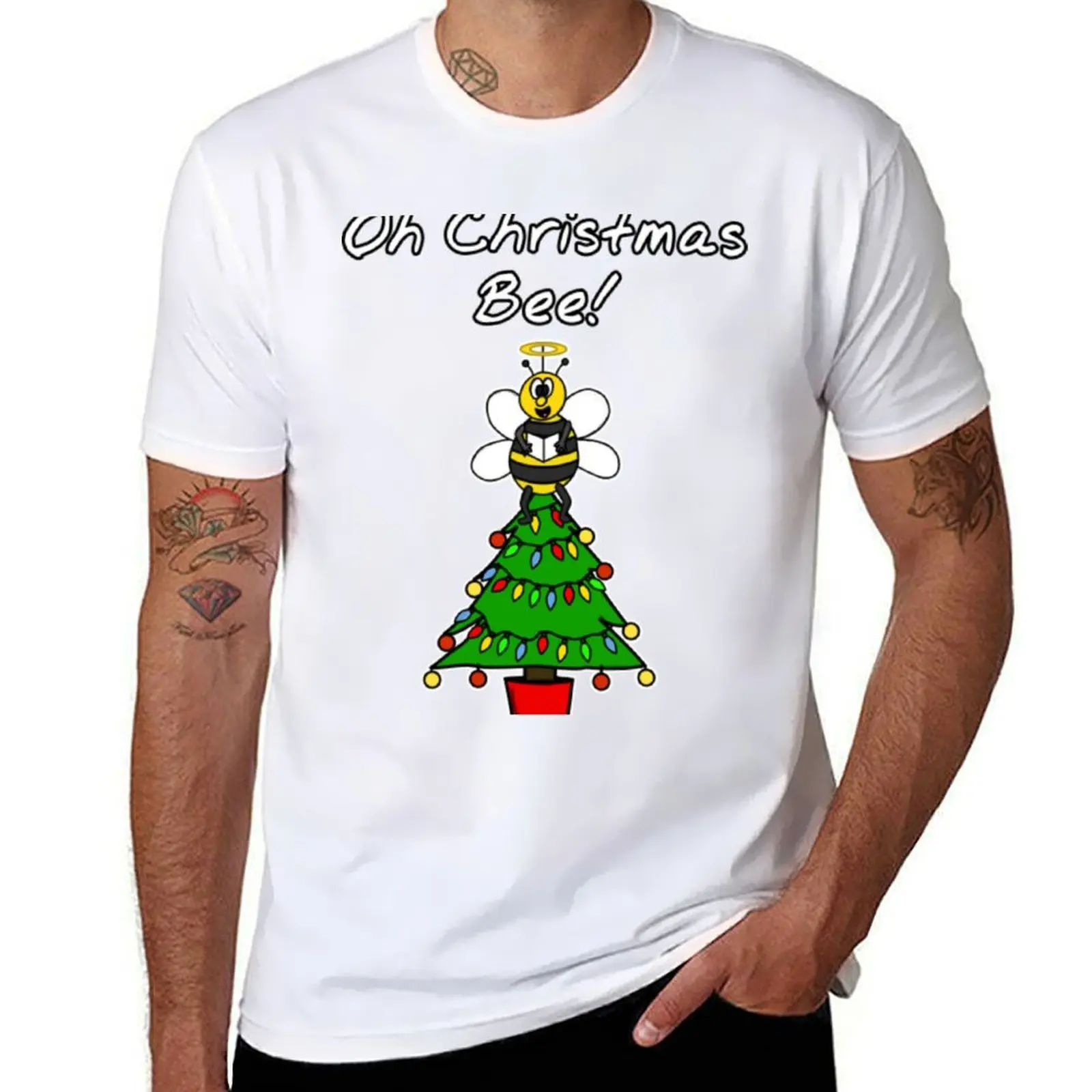 

Oh Christmas Bee Funny Xmas 2020 T-Shirt mens graphic t shirts t shirt for man T-Shirt