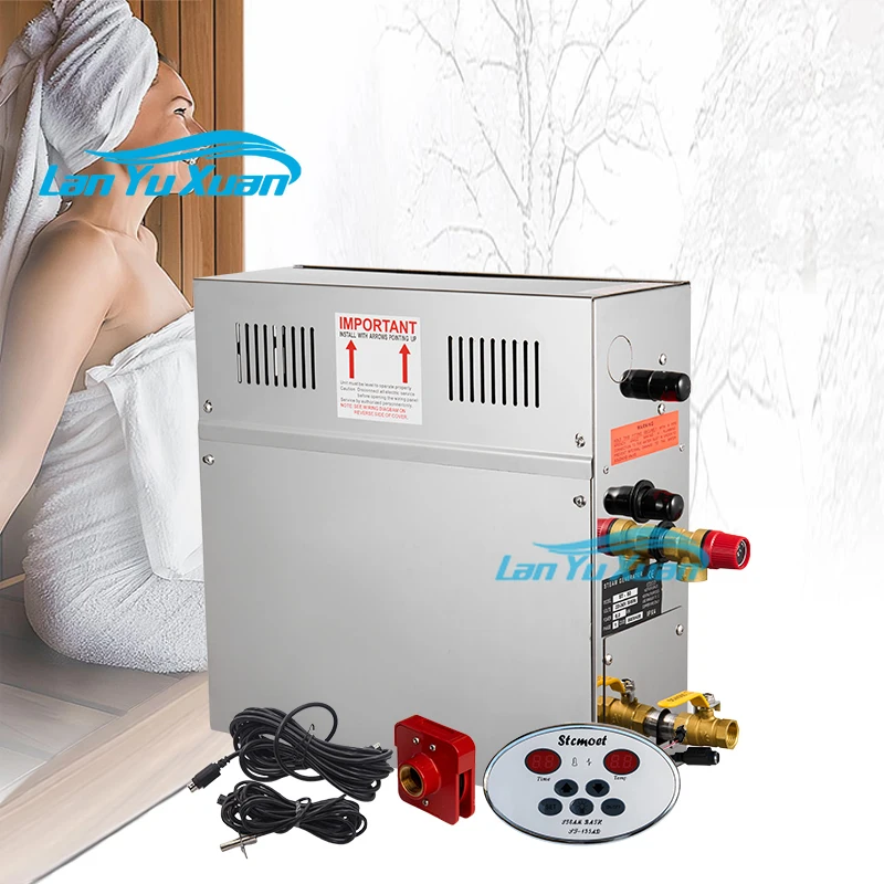 2025 2026 STCMOET 15KW Luxry Wet Steam Sauna Spa Kit Modern Design Stainless Steel Shower Generator for Bath Room