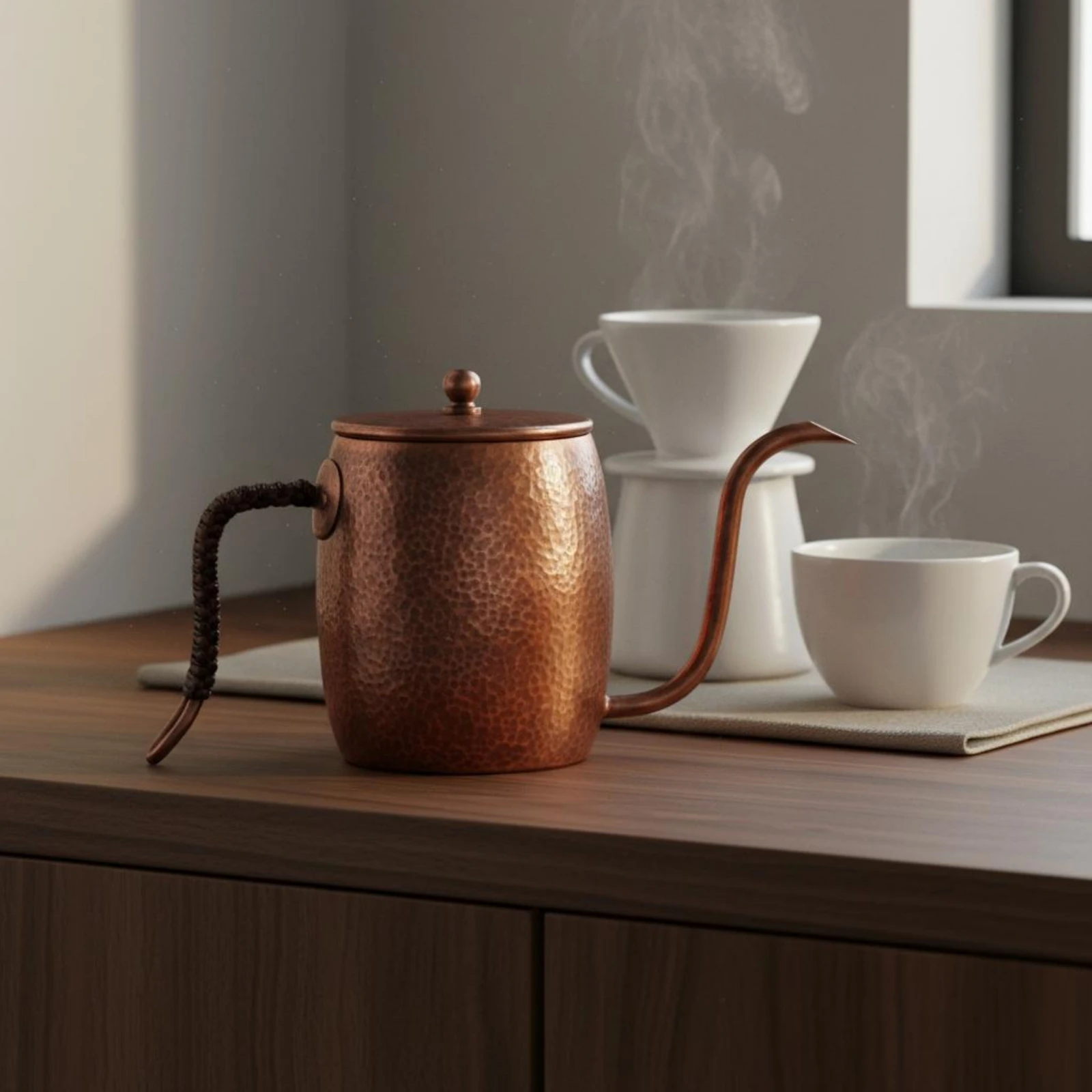 Handmade Copper Coffee Kettle  - đánh giá và giá Tea And Coffee Kettle