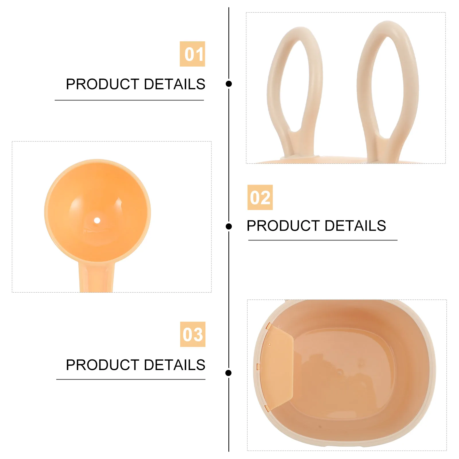 

Milk Powder Container Travel Formula Dispenser Airtight Snack Holder Baby Food Box Portable Silica Gel Protein Container
