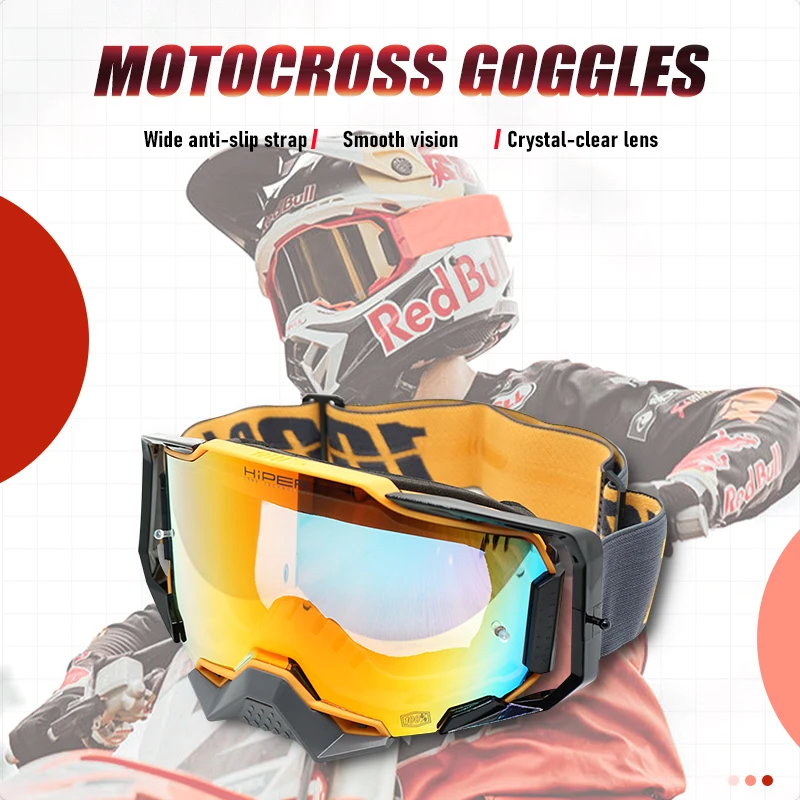 

Hot Motorcycle Glasses Men Motocross Goggles Helmet MX Moto Dirt Bike ATV Ski Outdoor Sports Glass Scooter Googles Mask Cycling