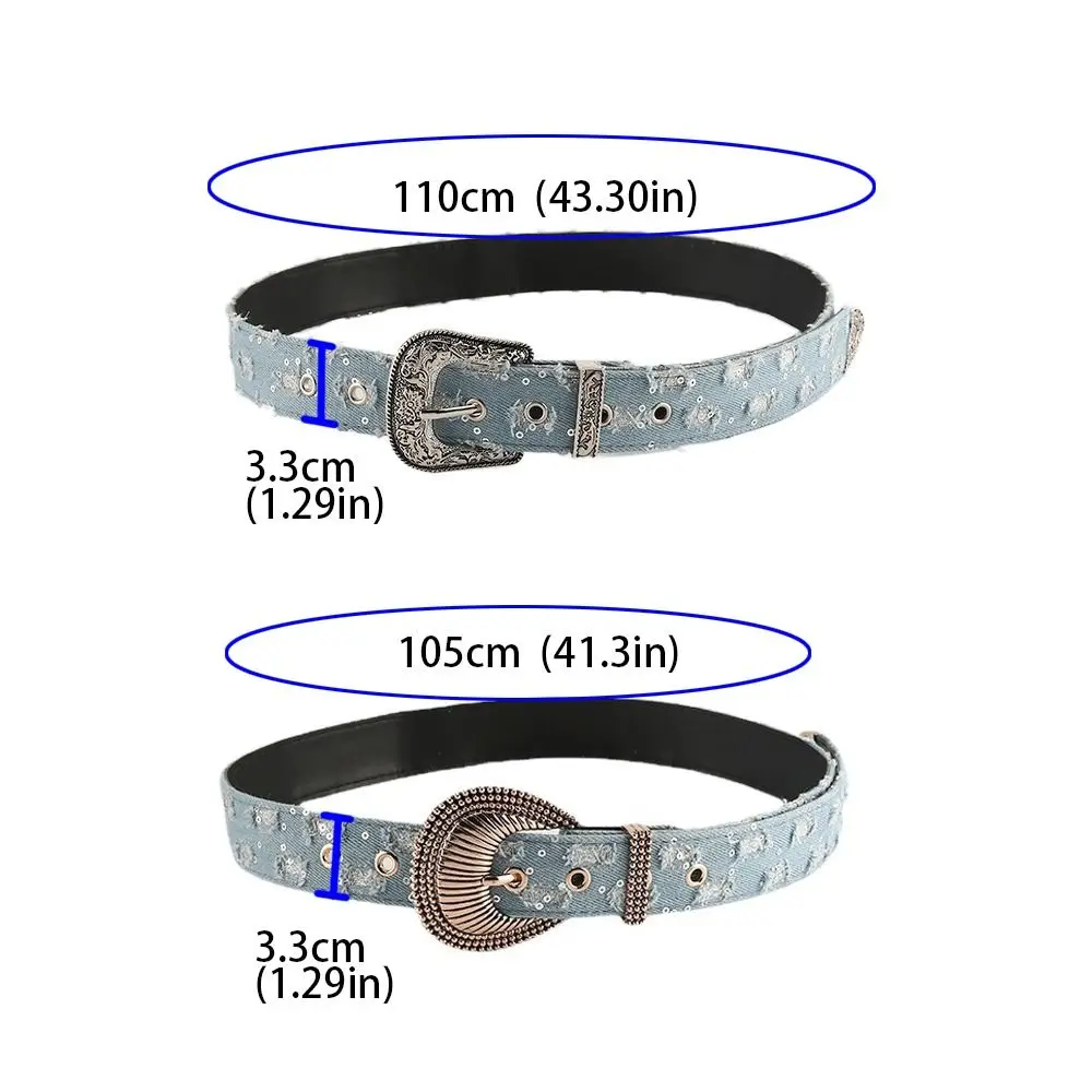 Style Waist Belts Dress Decoration Wide Side Carved Decorative Waistbands Men Waist Belts Women Waist Belts Flower Buckle Belt