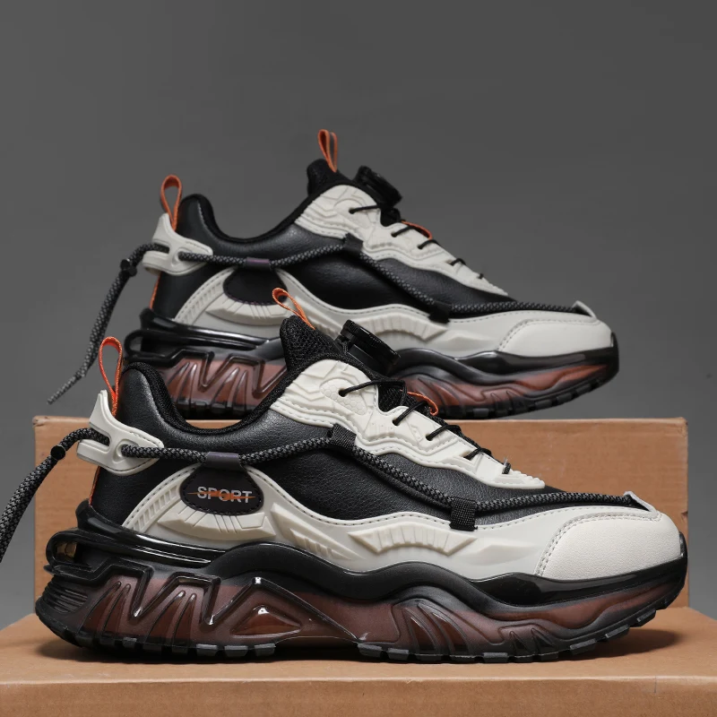 حذاء رجالي أحذية رياضية الذكور تنيس أحذية فاخرة رجالي المشي مدرب غير رسمي سباق تنفس أحذية بدون كعب أنيقة احذية الجري للرجال #2