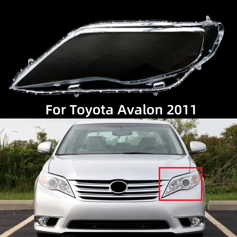 

For Toyota Avalon 2011 Auto Accessory Transparent PC Material Headlight Lights Glass Shell