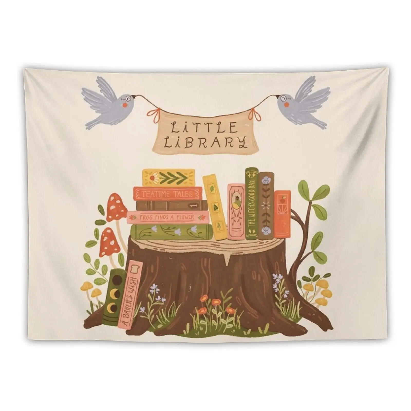 

Little Library Tapestry House Decor Bedrooms Decor Room Ornaments Bedrooms Decorations Tapestry