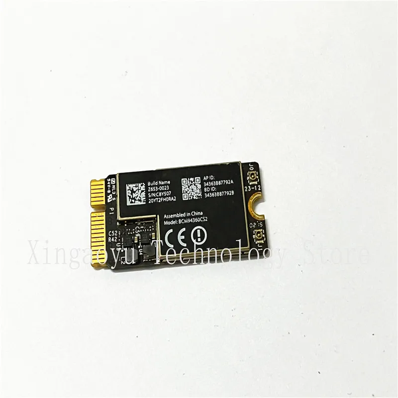 Original For Apple FOR MacBook Air 13 A1466   Bluetooth WIFI Wireless Airport Card Z653-0023 2013 2015 2017 C8Y507 Test Perfect