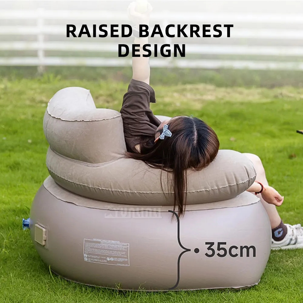 Portable Home Recliner,Self-Inflating Sofa, Outdoor Inflatable Lounger,  Camping Air Mattress