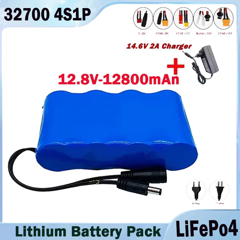 4S1P 32700 12.8V LiFePO4 Battery Pack  Lithium Iron Phosphate Battery 40A Electric Boat Balance 12V Uninterruptible Power Supply