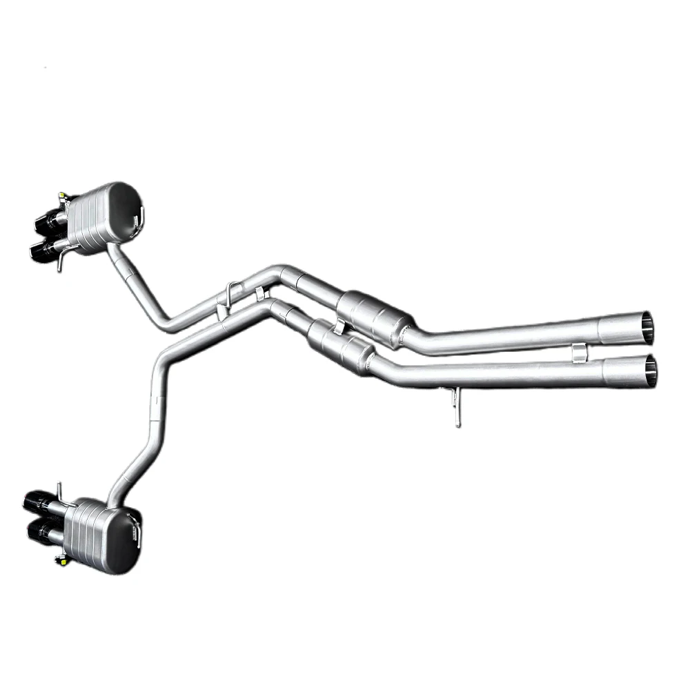 High Performance Valved Exhaust Catback System for A6 A7 C8 3.0 Exhaust - view 3
