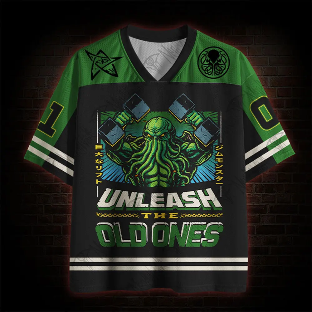 

Hot Selling Goods, Cthulhu Cultural Goods, Fashionable Men's Short Sleeves Suitable for Sports and Fitness Майка Мужская