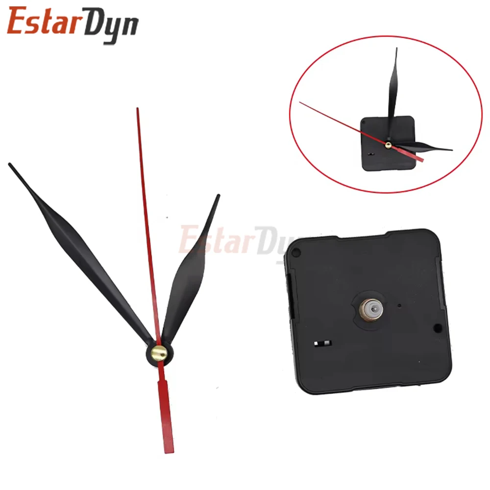 Estardyn  HQ3268 Quartz Clock Movement Mechanism, DIY Repair Kit with Red Hands for Wall Clock Replacement