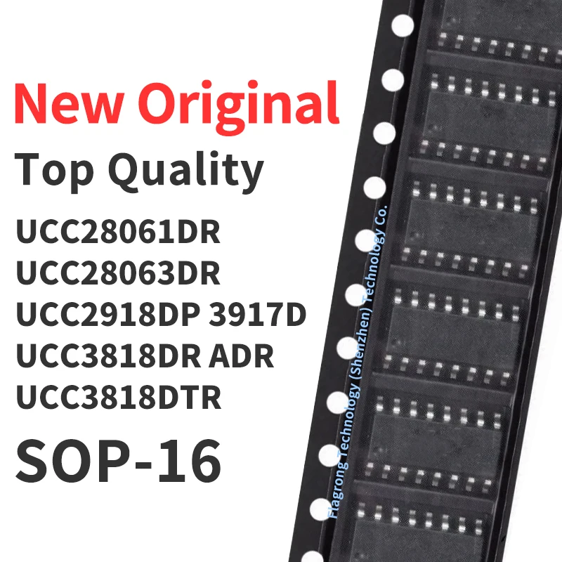 

10 Pieces UCC28061DR UCC28063DR UCC2918DP UCC3917D UCC3818DR UCC3818ADR UCC3818DTR SOP-16 Chip IC New Original