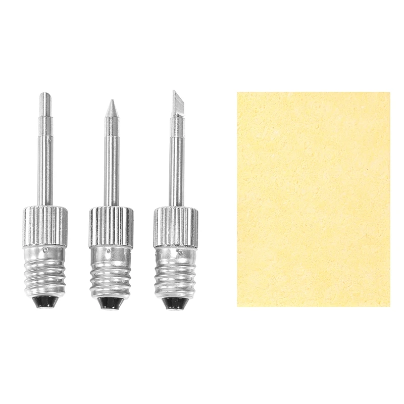 

3Pcs Brass Soldering Tips USB Soldering Iron Head Welding Soldering Tips For E10 Interface Soldering Stations