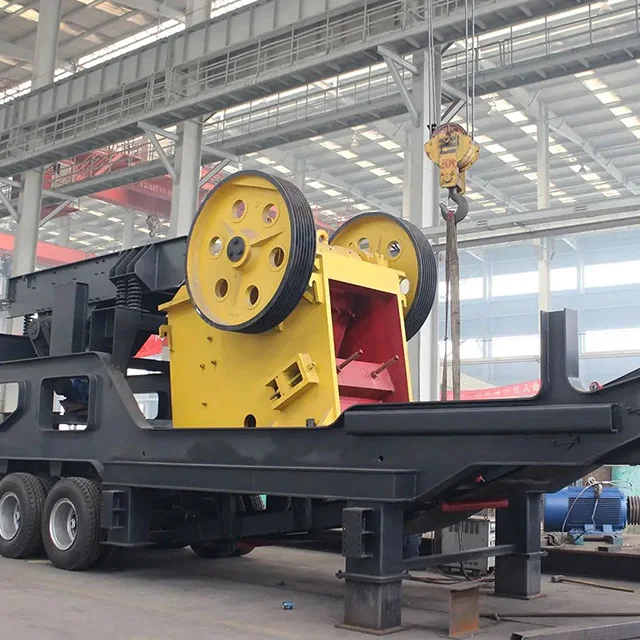 Tire Type Mobile Jaw Crusher Plant 100-300tph Mobile Jaw Crusher Mobile Jaw Crusher for Industrial Ore