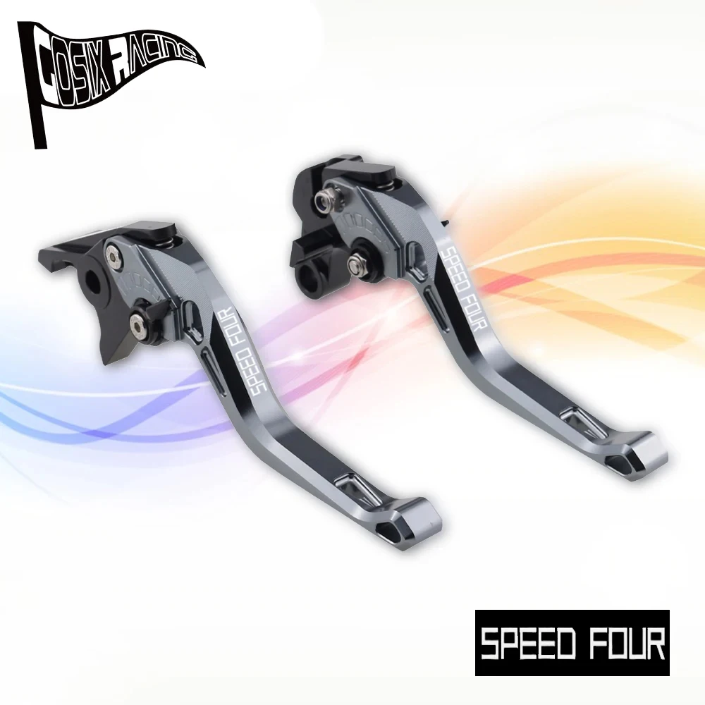 Fit For SPEED FOUR 2005-2006 SPEEDFOUR 2005 2006 Motorcycle CNC Accessories Short Brake Clutch Levers Adjustable Handle Set