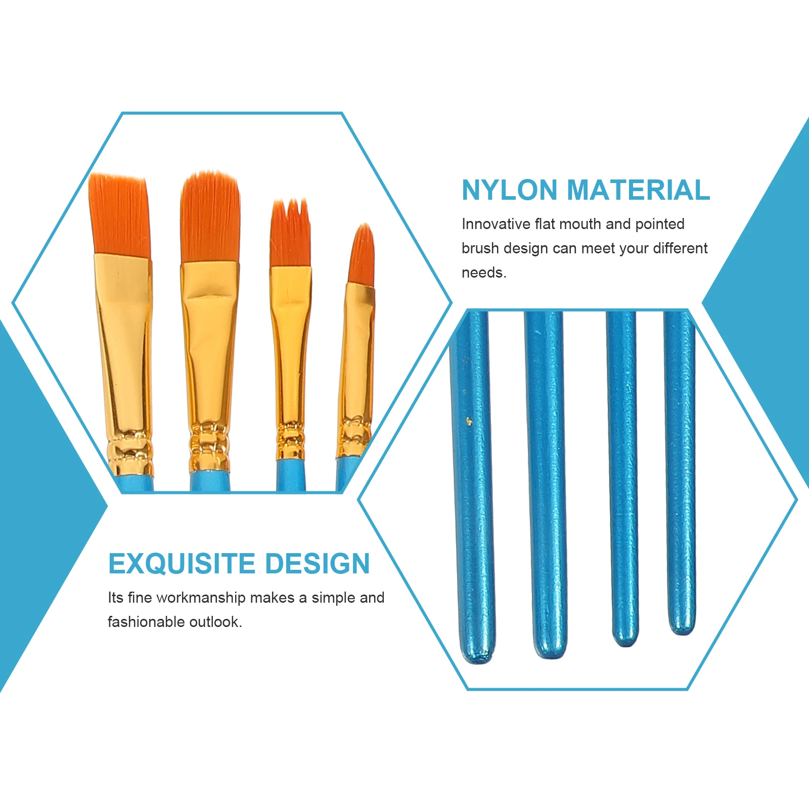 

Oil Painting Supplies Brush Set Artists Brushes Portable Watercolor Professional Child