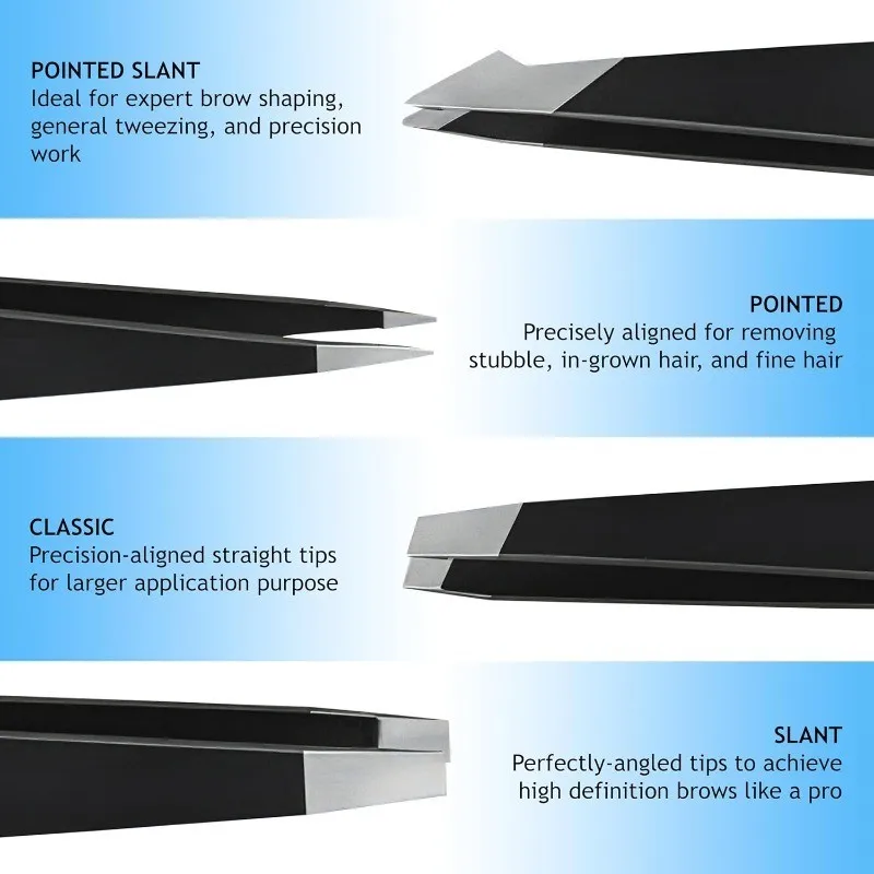 1-4PCS Professionele Wenkbrauw Pincet Makeup Tools Wenkbrauw Pincet Voor Wenkbrauwen Accessoires Schoonheid Haar Clip Remover