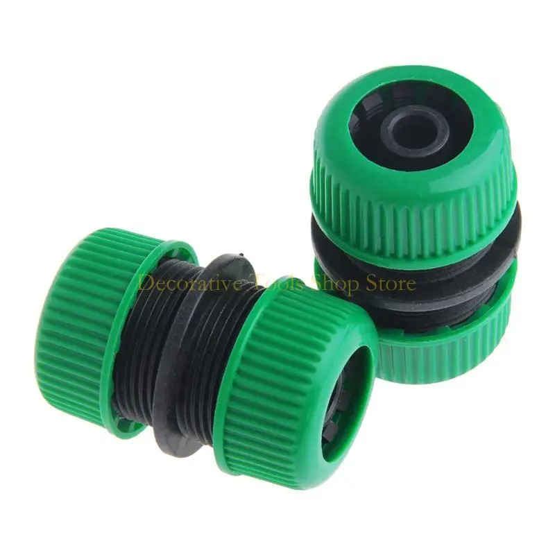 

QX2E 2Pcs Garden Hose Pipe Joiner Mender Extend Repair Connector Adapter Tool