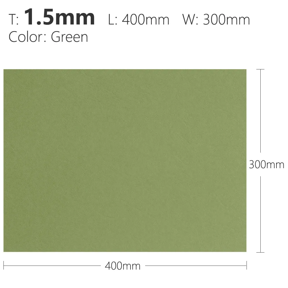 1.5mm di spessore 30X40cm nero termoplastico Kydex foglio coltello fai da te guaina caricatore fondina custodia per il trasporto