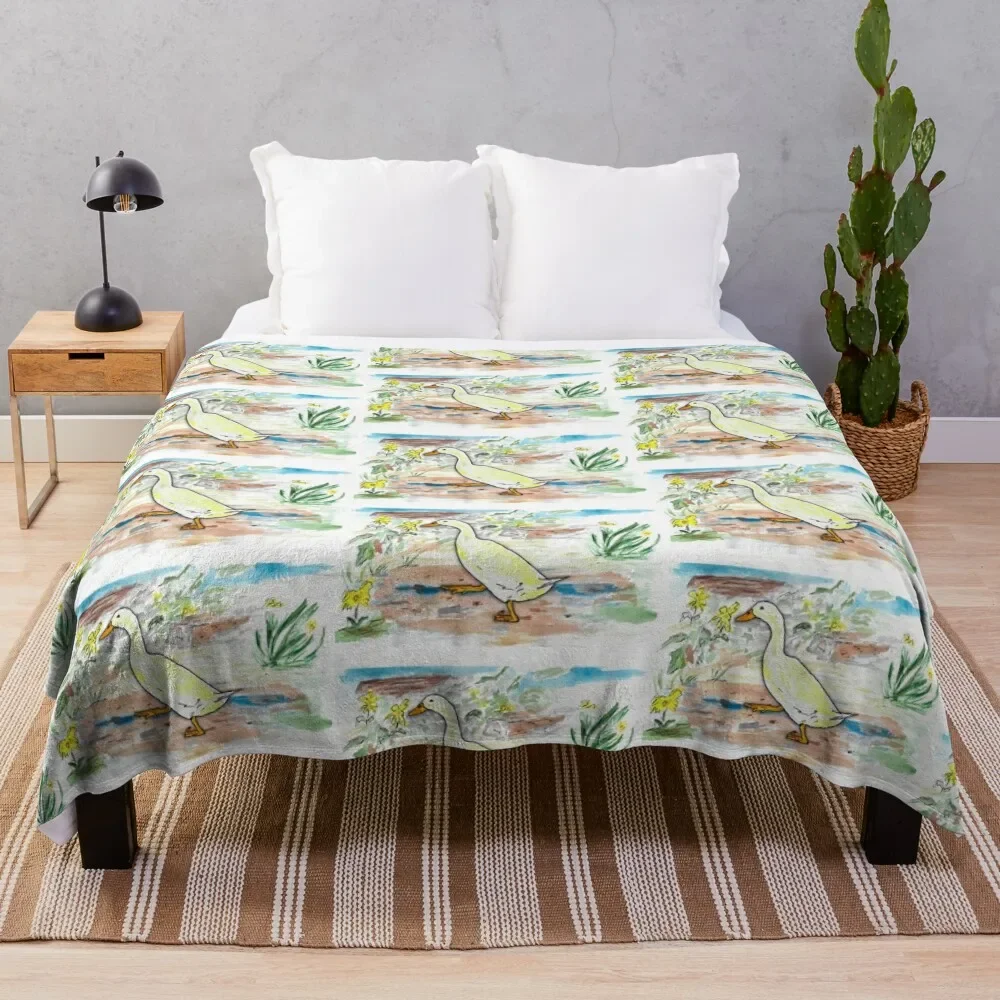 

The Duck Throw Blanket Flannel Fleece Soft Warm Throw Blanket