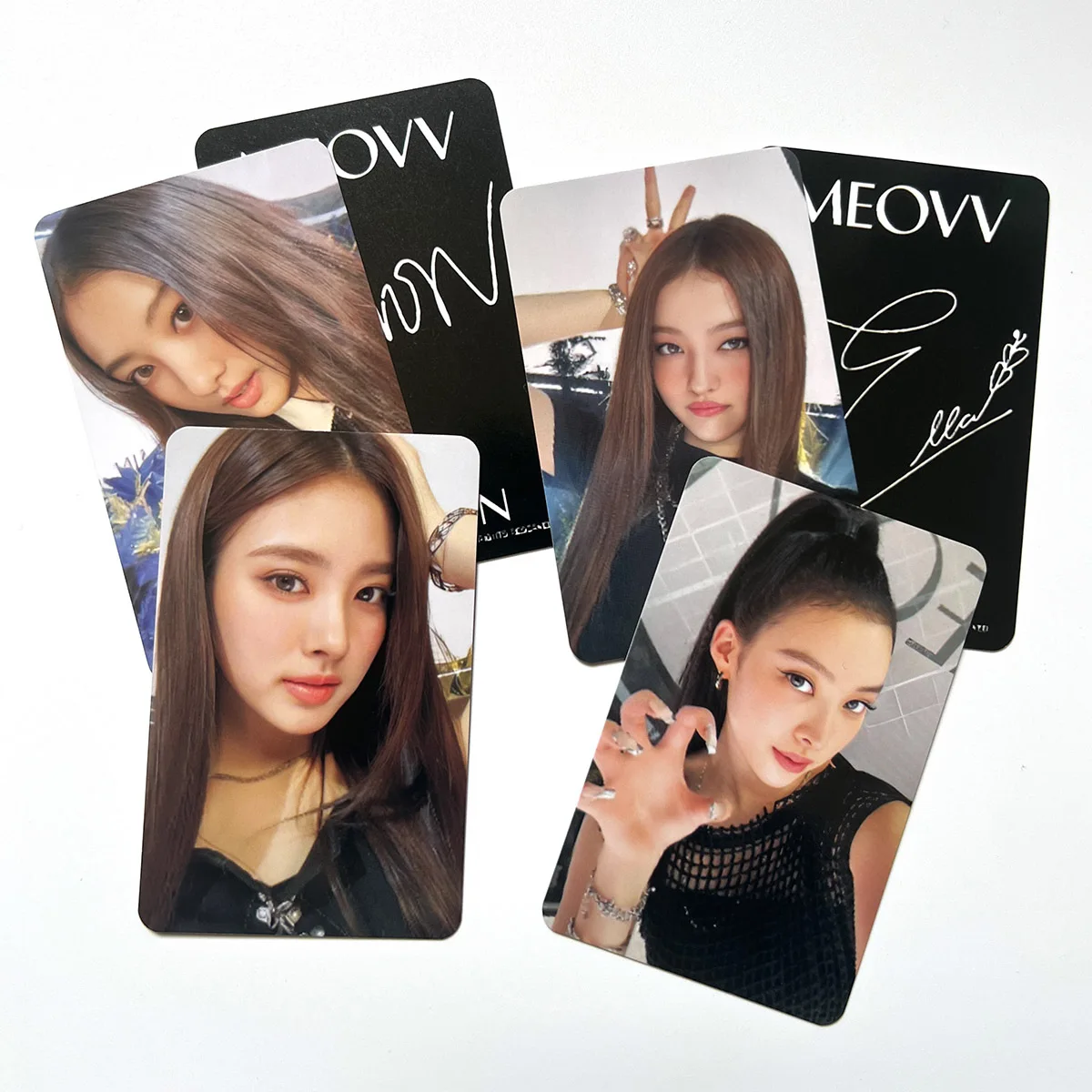 KPOP MEOVV Photocards PREMIUM POP-Store Lomo Cards Anna Narin BROADCAST Selfie Cards Gawon Sooin Fans Gifts