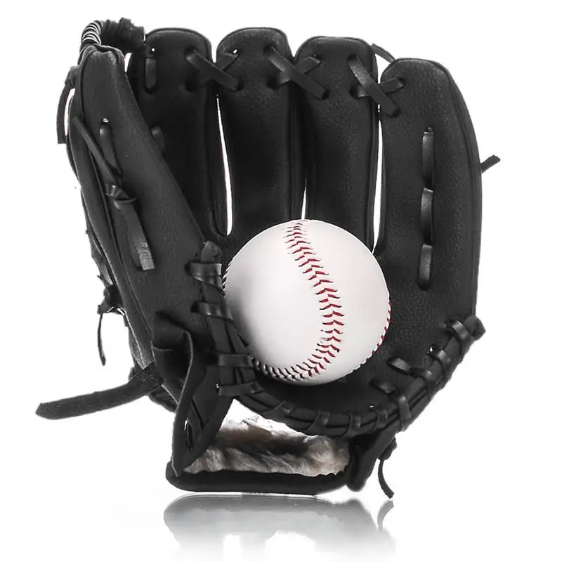 

Thiened PU Baseball Glove for Adults Training All Position Size Full Infield Pitcher Sofall Universal Sports Fan Gear