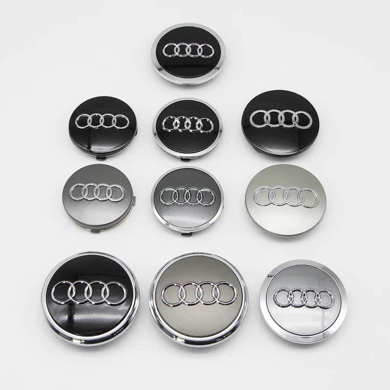 For Audi A3 A4 B8 A6 C7 A5 Q5 Q3 Q7 S3 S4 S5 S6 S8 Car Wheel Hub Center Caps 60mm 61mm 68mm 69mm 77mm 135mm Rim Cover Accessorie