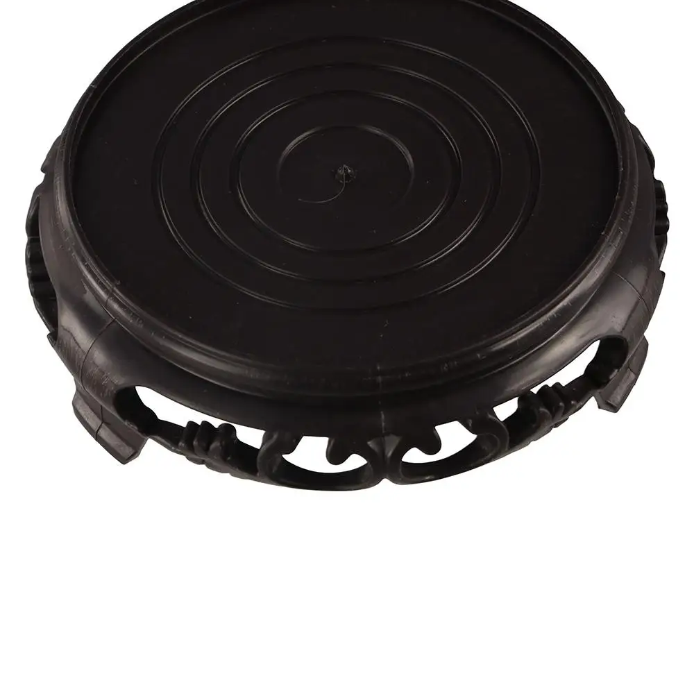 Base de plástico para maceta, bandeja redonda anticada para maceta, resistente a la corrosión, no se deforma fácilmente, alfombrilla para maceta para oficina