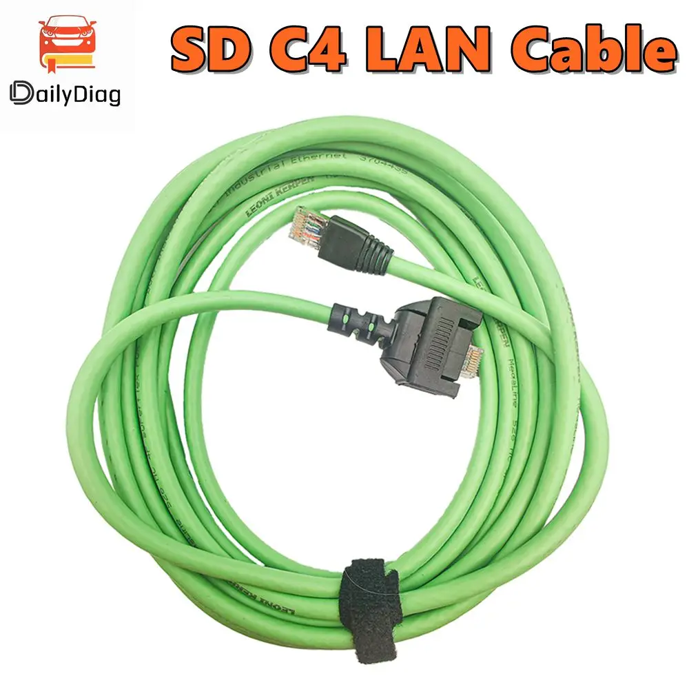 

MB Star C4 Green Lan Cable for Mercedes Auto Diagnostic Tool System Compact 4 Diagnosis Multiplexer interface