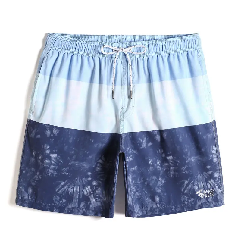 Summer Men's Beach Drawstring Swimming Shorts Outdoor Sports Pants Hawaiian Tropical Casual Quick-Drying Shorts