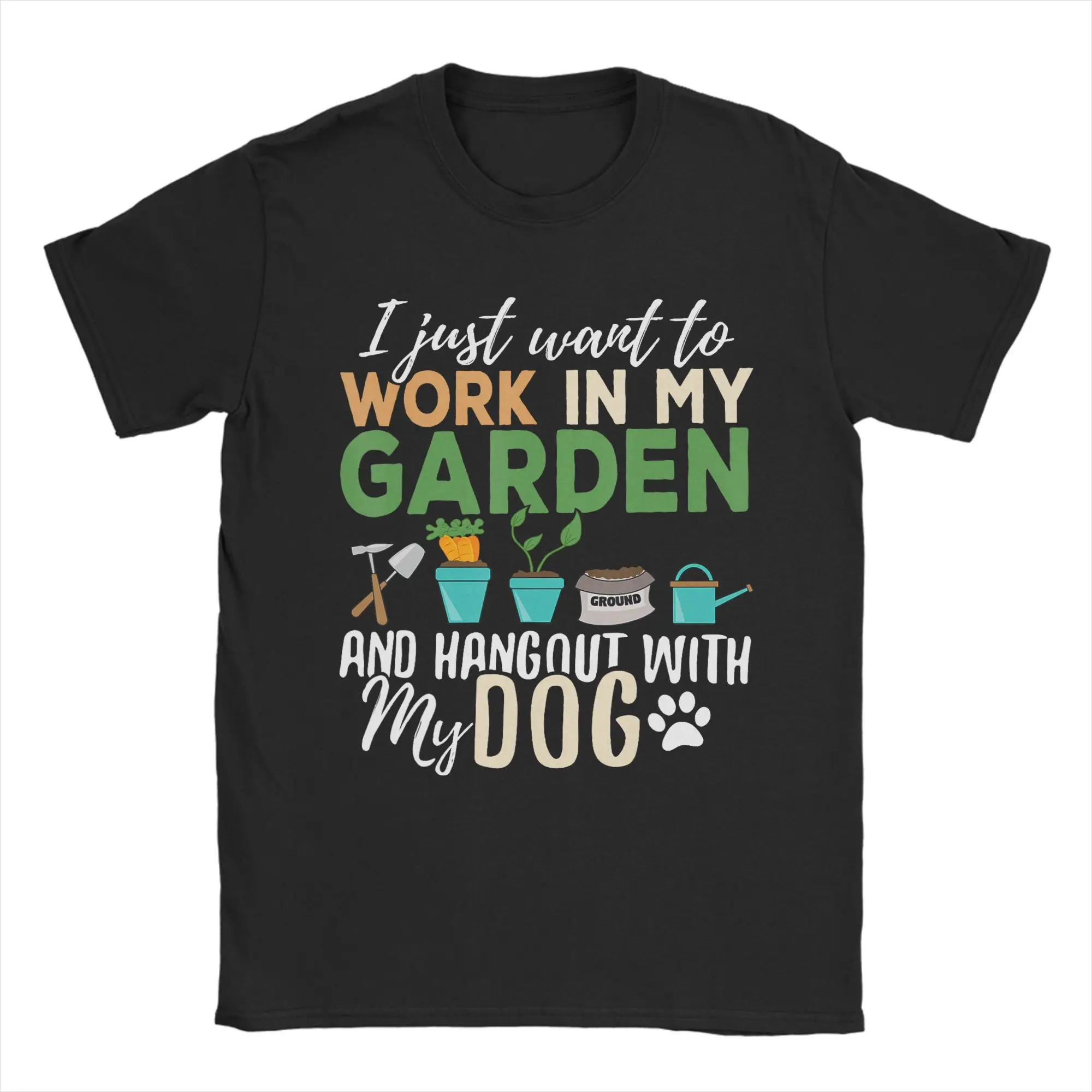 I Garden Because I Can Funny Plant Gardening Canning Lover Men's T Shirt Tees Short Sleeve O Neck T-Shirt Cotton New Clothes
