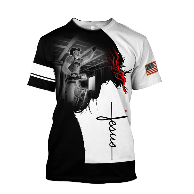 Drywall Finisher Graphic Mens T-Shirts For Men Clothing Summer 3D Printed Tops Short Sleeve Fashion Casual Oversized Tee Unisex - Image 6