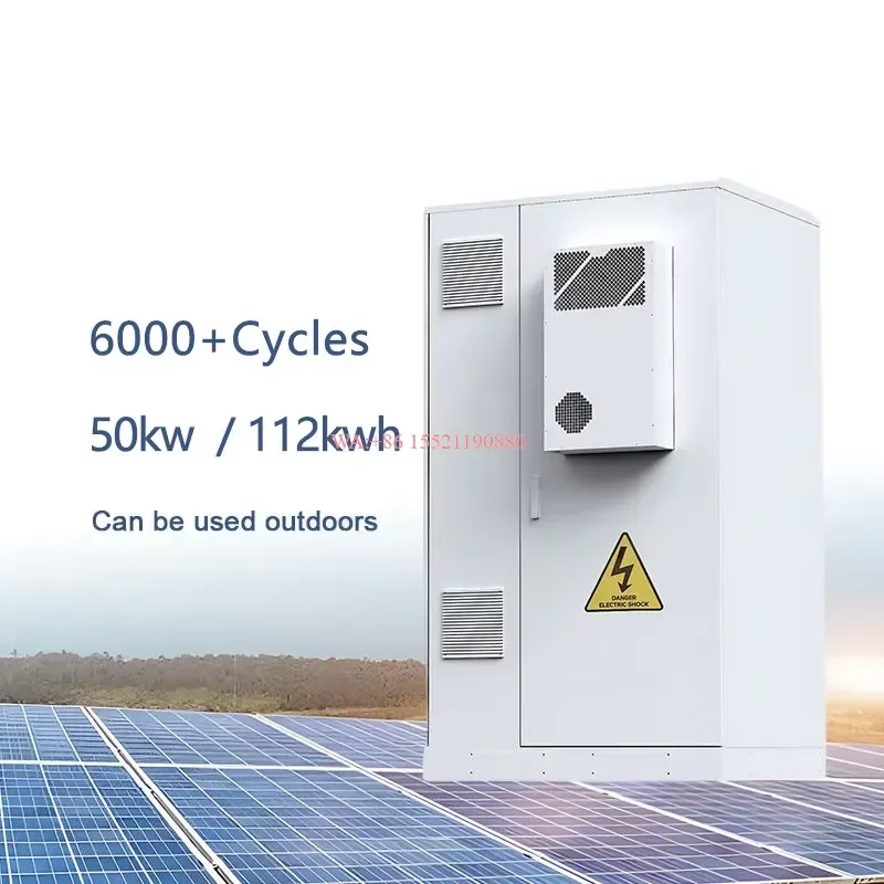 WMWMNU for Robust 50kW 112kWh LiFePO4 Integrated Solar Inverter Battery Cabinet IP65 Protection Air Cooling Commercial Energy