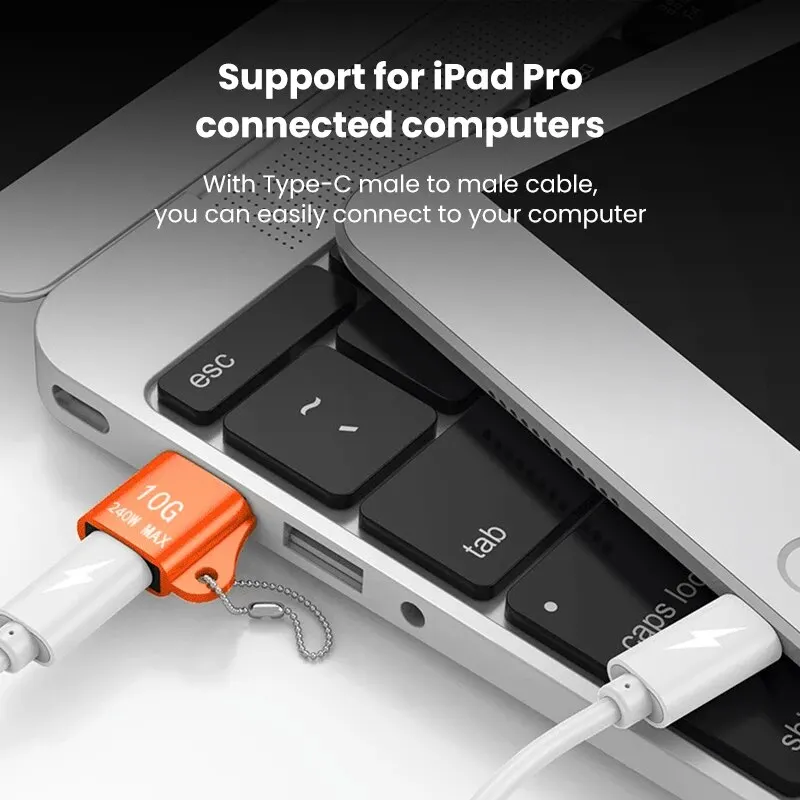 USB3.1 Male to Type-C Female OTG Adapter USB Adapter Data Connector For Samsung S20 Xiaomi Huawei Macbook Phone OTG Connector image 5
