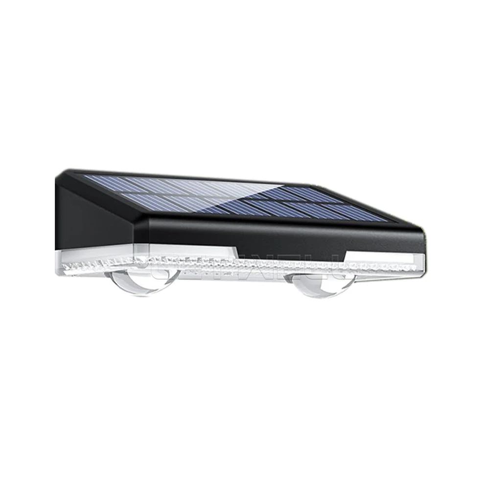 Solar Pathway Lighting RGB Solar Wall Lights Tool-free Installation IP44 Weather Resistant 1000mAh Lithium Battery