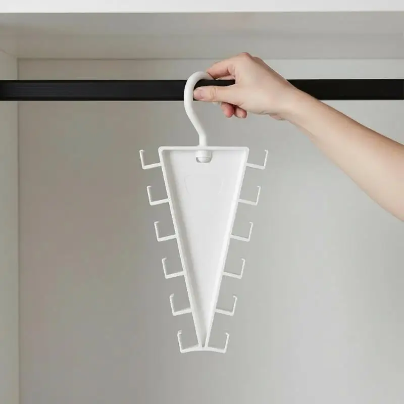V-förmiger Mehrfach-Kleiderbügel-Organizer mit 12 Haken, platzsparender Kleiderbügel für effiziente Aufbewahrung im Kleiderschrank – Detail 6
