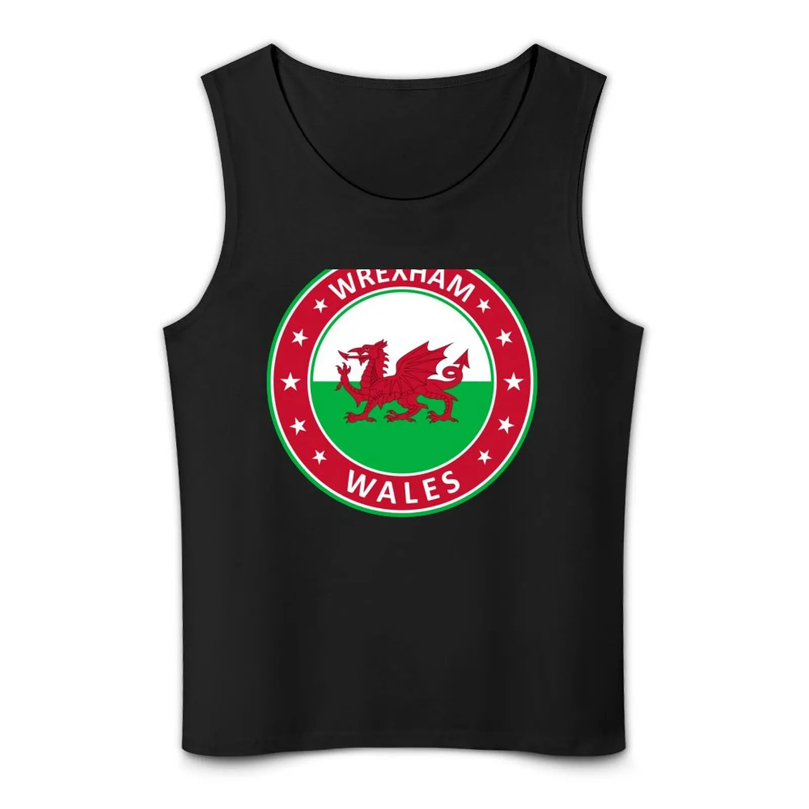 Wrexham, Wales Tank Top Vest male gym for men Men's sleeveless t-shirt sexy clothes men