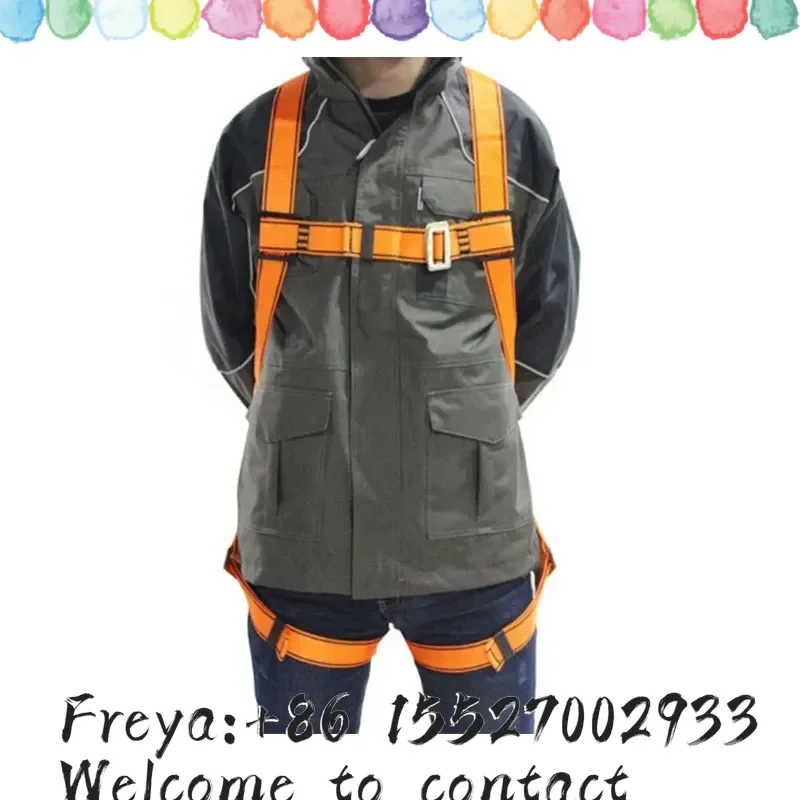MeiSiAn 10212143 Lightweight Star Full Body Seat Belt Back D-Ring Polyester Webbing/Belt Reflective Silk