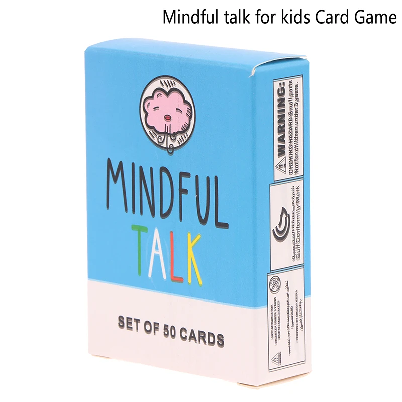 

Set Of 50 Cards Mindful Talk Card Game The School Of Mindfulness Game For Kids Mindful Talk Cards For Children And Parents