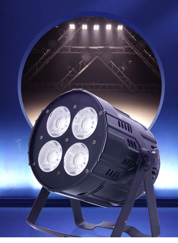 4 Augen/200 W LED Blindlicht COB Kalt- und Warmweiß DJ Disco Party Bühneneffektlicht – Detail 1